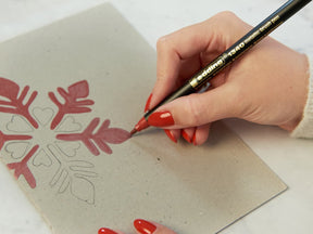 edding 1340 metallic Pinselstift 4er-Set XMAS