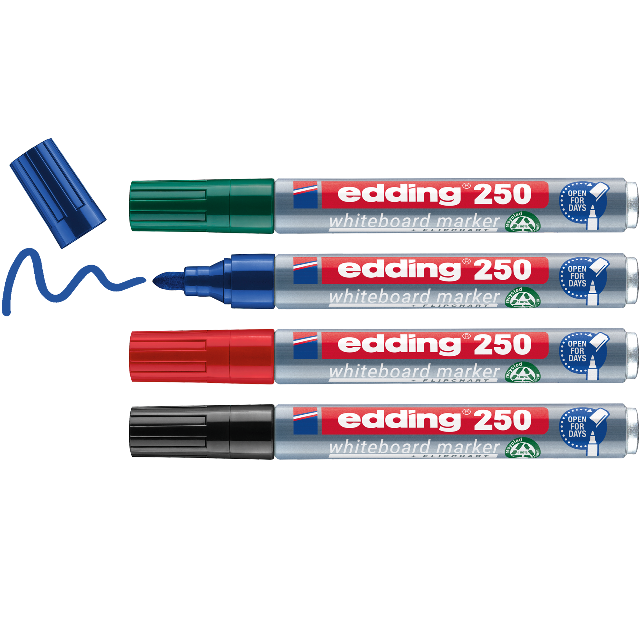 edding 250 Whiteboardmarker 4er-Set