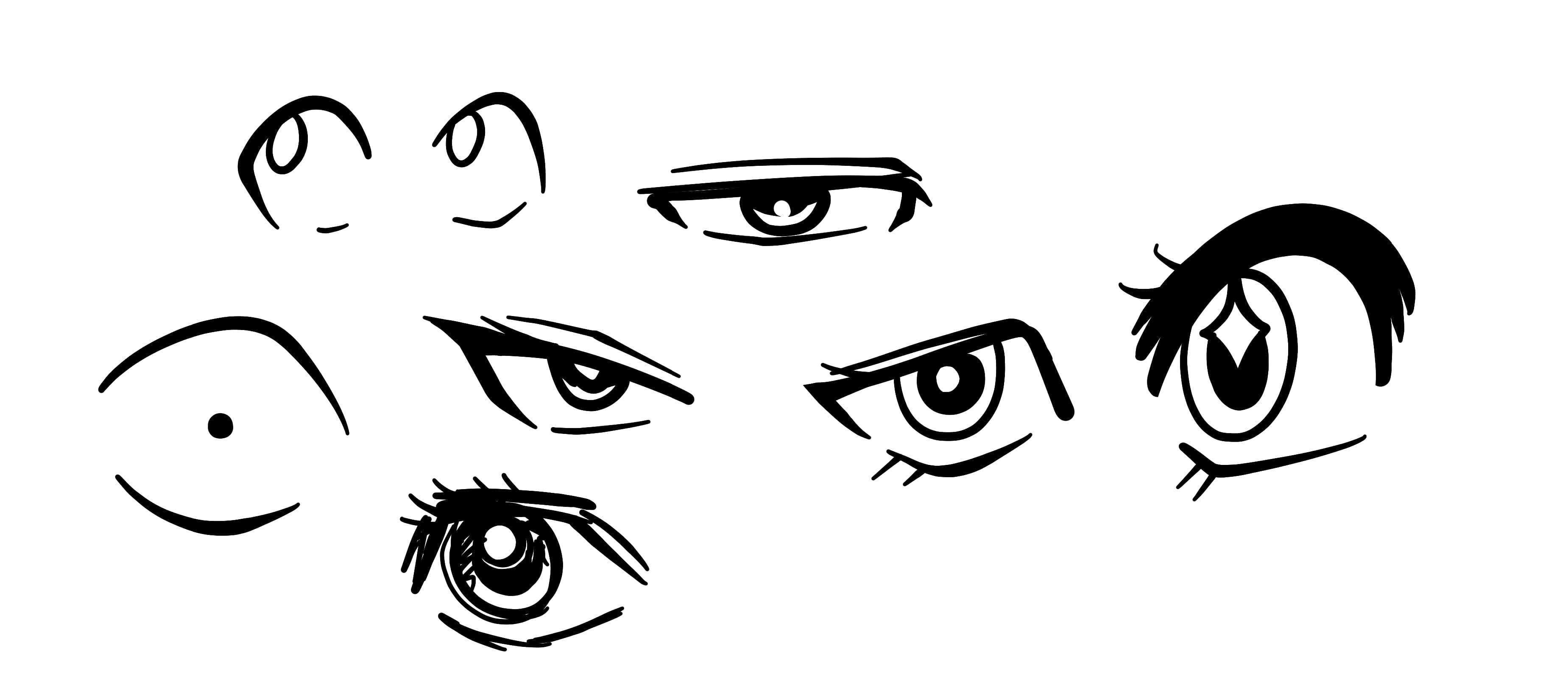 Manga Augen malen