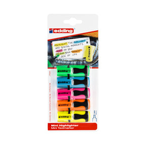 edding 7 Mini Textmarker 5er-Set