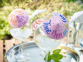 Anwendungsbild von edding 1340 Pinselstift Cocktailschirmchen selbst gemacht