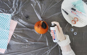 Anwendungsbild von edding 5200 Permanentspray Kürbis anmalen Halloween